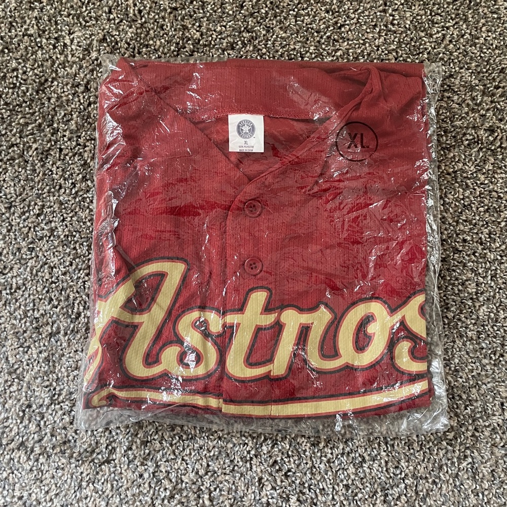 ⚾️ Astros Josh Hader Brick Red Jersey Giveaway 2025 ⚾️ - Picture 2 of 5